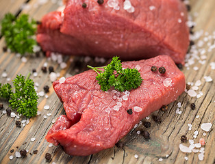 Image showing Beef slice