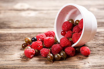 Image showing Assorted berries