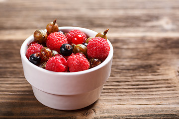 Image showing Mixed berries