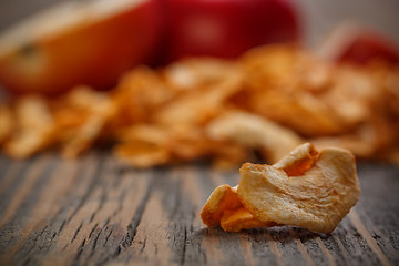 Image showing Sliced dried apple