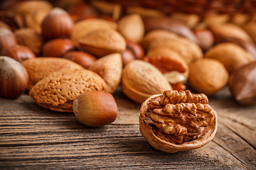 Image showing Assorted of nuts