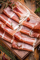 Image showing Italian prosciutto