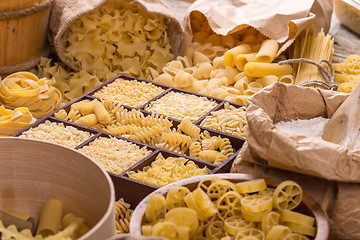 Image showing Various pasta