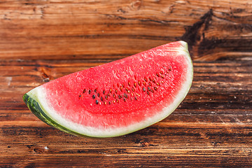 Image showing Big watermelon slice