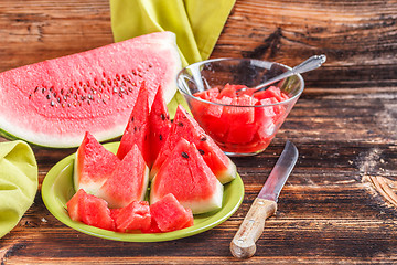 Image showing Still life of watermelon