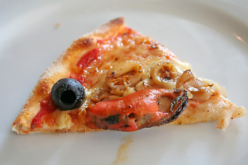 Image showing Seafood pizza