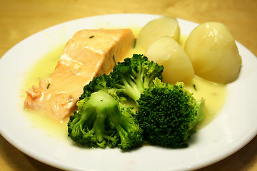 Image showing Salmon steak