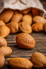 Image showing Almonds nuts 
