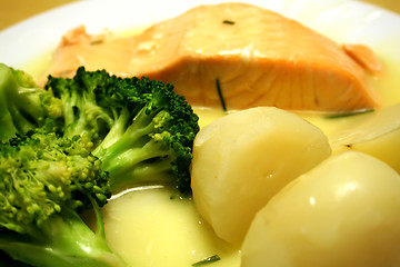 Image showing Salmon steak