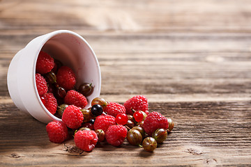 Image showing Mixed berries