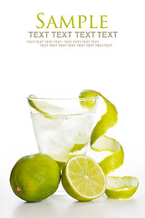 Image showing Vodka with lime