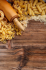 Image showing Raw pasta