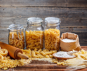 Image showing Italian pasta noodles 