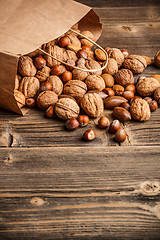 Image showing Various nuts mix 
