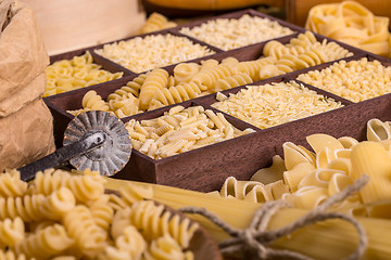 Image showing Various pasta