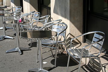 Image showing Outdoor cafe