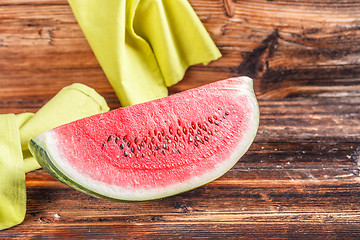 Image showing Slice of watermelon