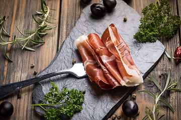 Image showing Ham or jamon