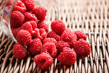 Image showing Raspberries