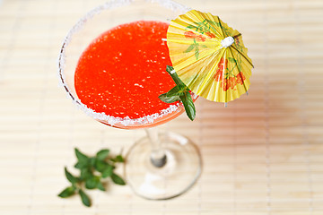 Image showing Watermelon martini