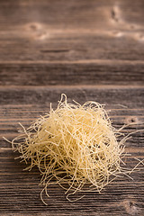 Image showing Raw filini pasta