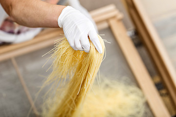 Image showing Making pasta 