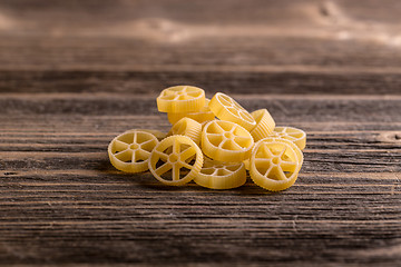 Image showing Dry pasta ruote