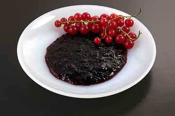 Image showing red currant jam