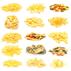 Image showing Pasta collection