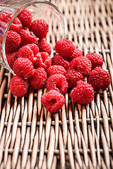 Image showing Raspberries