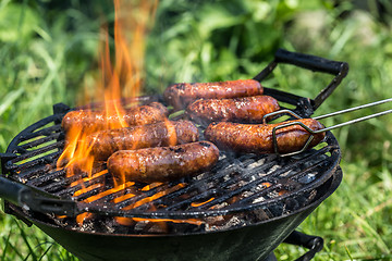 Image showing Grilled sausages