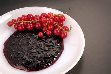 Image showing red currant jam