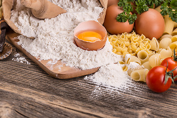 Image showing Pasta ingredients