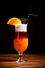 Image showing Three-layered cocktail 