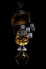 Image showing Glass of brandy