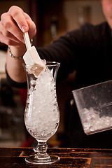 Image showing Preparing cocktails