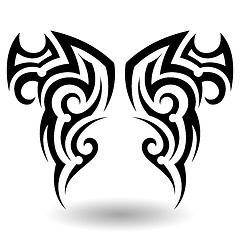 Image showing Hand Drawn Tribal Tattoo