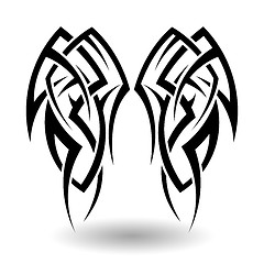 Image showing Hand Drawn Tribal Tattoo