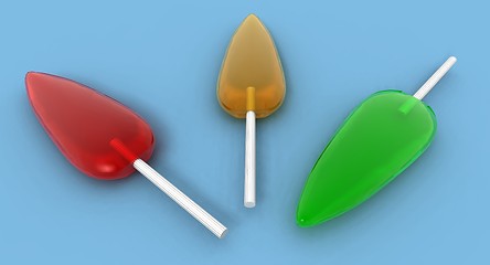 Image showing lollipops