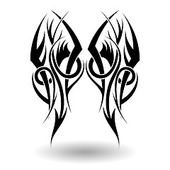 Image showing Hand Drawn Tribal Tattoo