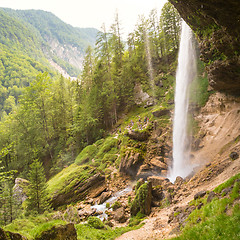 Image showing Pericnik waterfall in Triglav National Park, Julian Alps, Slovenia