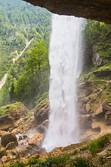 Image showing Pericnik waterfall in Triglav National Park, Julian Alps, Slovenia.