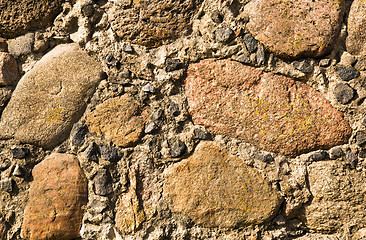 Image showing part of the stone wall