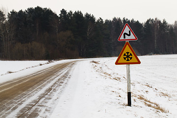 Image showing Winter Road