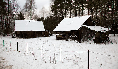 Image showing old wooden house