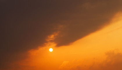 Image showing the sky, sunset 
