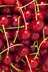 Image showing heap of cherries 