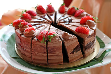 Image showing Chocolate cake