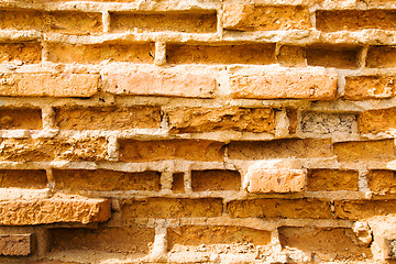 Image showing crumbling brickwork