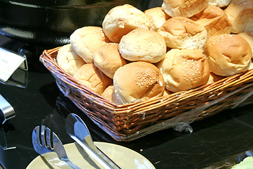 Image showing Dinner rolls